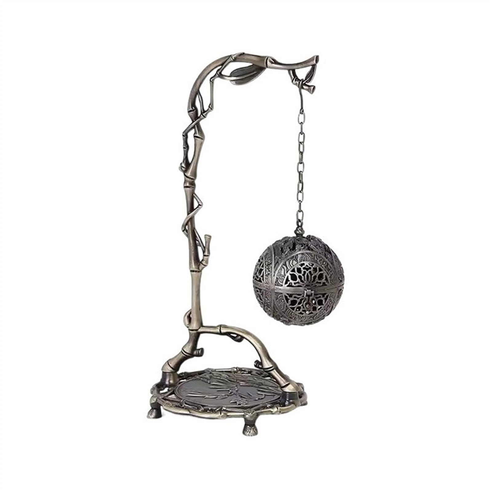 Incense Holder Retro Hanging Flowing Incense Burner Creative Alloy Decorative Desktop Decoration Hollow Holder Teahouse