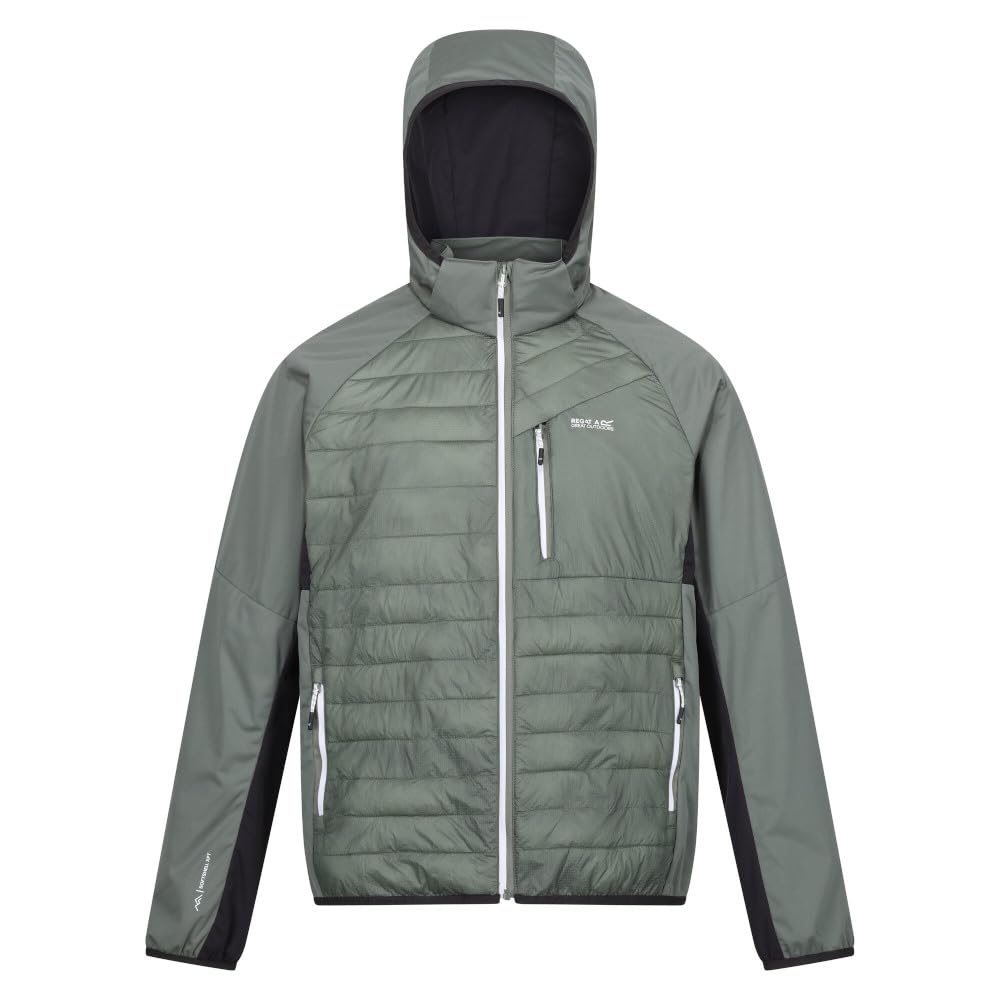 Regatta Regatta Men's Andreson Pro Hybrid Jacket Regatta Chaqueta con capucha y cremallera completa para hombre Pro Hybrid ligera Hombre (Pack de 1)
