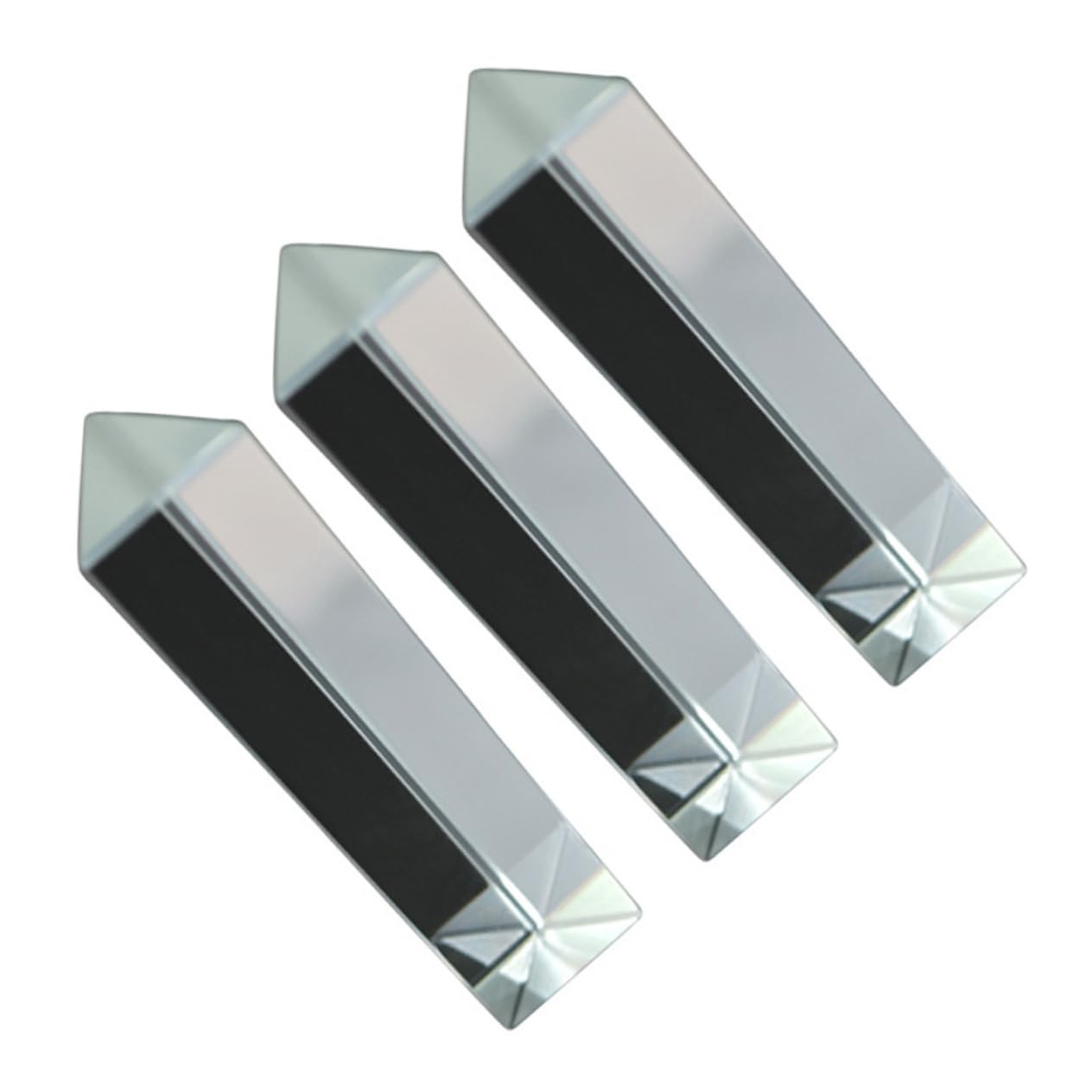 SOESFOUFU Physics Prisms Triangle Prisms Photo Optics Glass Equilateral Learning Aid Light Splitting Educational Tool