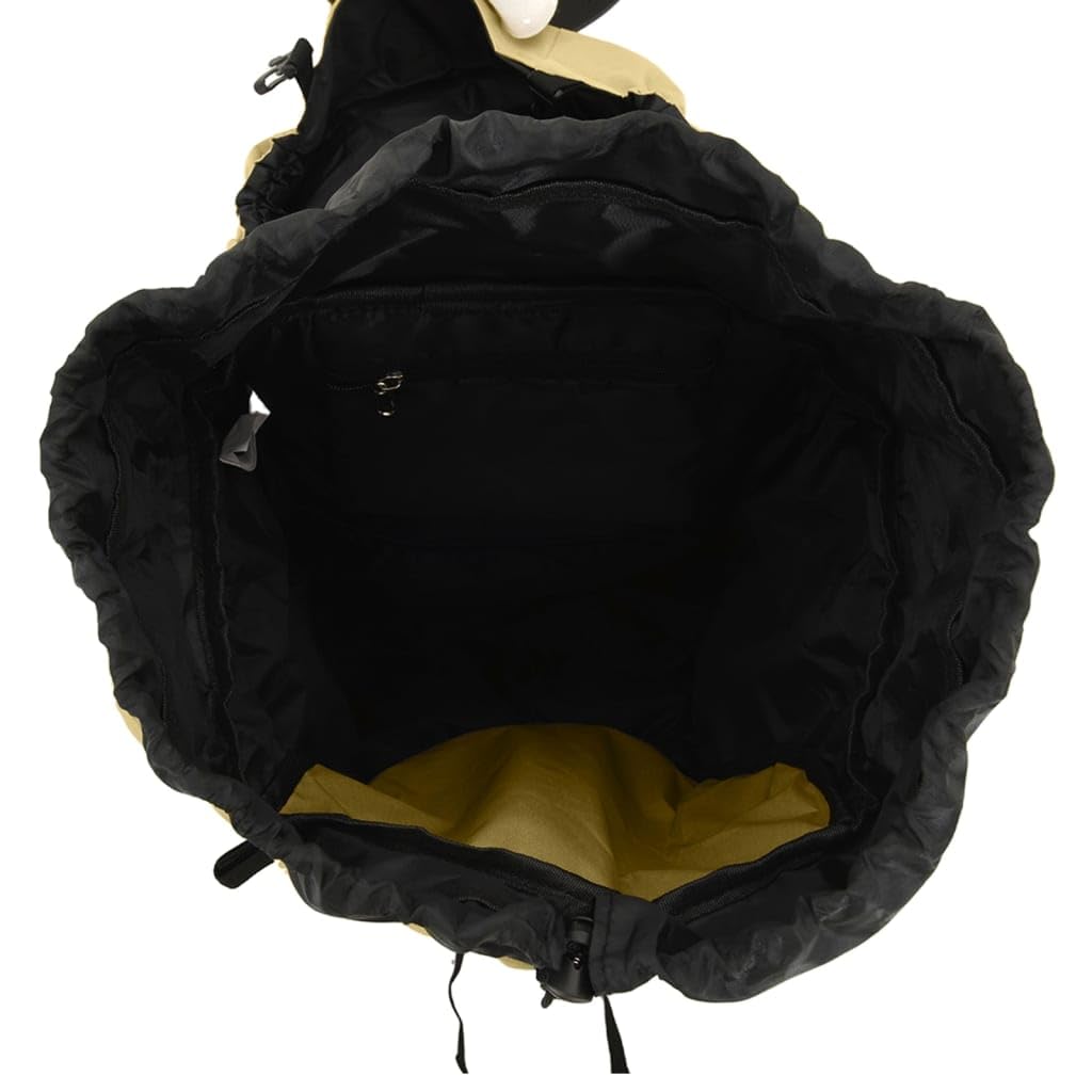 Zaino da escursionismo in tessuto Oxford da 60 l, impermeabile, con spallacci imbottiti regolabili, struttura in metallo, versatile, per attività all'aperto, escursionismo, campeggio, trekking