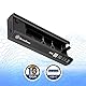SilverStone Technology TS16, Externe 10-Gb s-SuperSpeed-USB-C-3.2-Gen-2-zu-NVMe SATA-M.2-SSD-Dockingstation, die kein Werkzeug erfordert, SST-TS16 schwarz