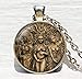 Produktbild Dreifach-Göttin-Anhänger, Wicca-Schmuck, Mondgöttin-Schmuck, Wicca-Halskette, Göttin-Halskette, Göttin-Schmuck.