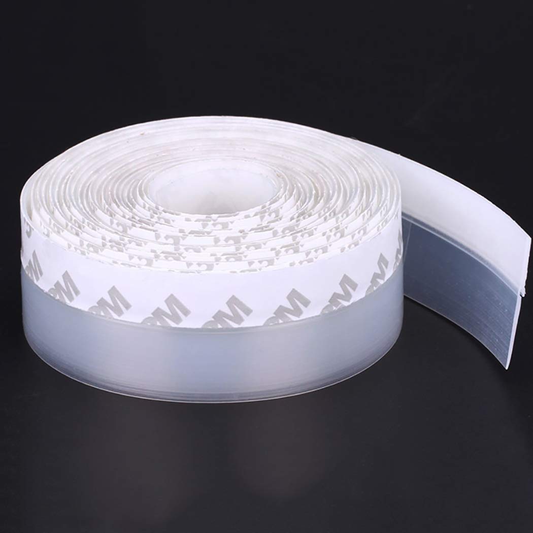 Crevizon Self-Adhesive window silicone seal strips Anti-Collision Silicone Insulation Adhesive Tape (3 meter/45MM) (B09B61F6XD) Amazon Price History, Amazon Price Tracker