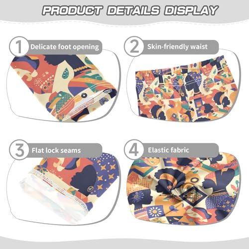 KLL Beautiful African Woman Toddler Girls' Leggings Stretch High Waisted Lounge Pants Sports3