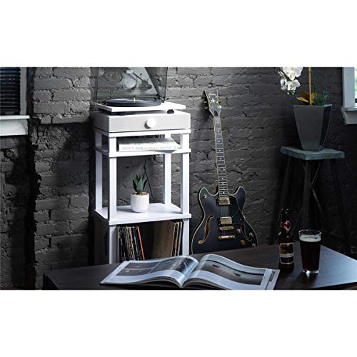 Andover Audio SpinStand Audio Component & Record Rack, White