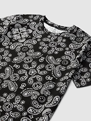 Image of happy nation Girls Relaxed Cotton Short Sleeve T Shirt