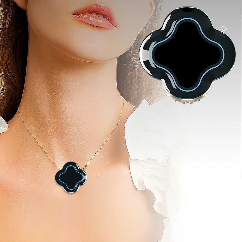 New Clover Elegant Air Purifier Necklace Portable Ionizer Stylish & Functional Negative Ion Generator for Better Breathing
