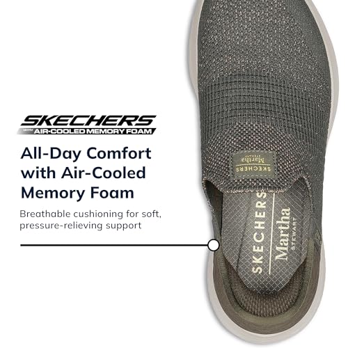 Image of Skechers Women's Martha Stewart Ultra Flex 3.0 - Neptune Sneakers | Casual Shoes