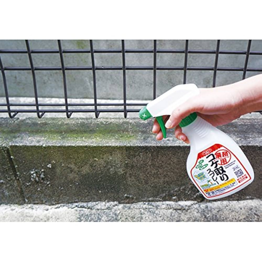 業務用　コケ・コンクリートの黒ずみに。４kg Amazon.co.jp: 業務用コケ取りスプレー コケ取り剤 苔取り剤