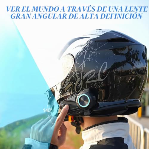 Intercomunicador de moto OBEST R3 auriculares bluetooth cámara 2K grupo 6 personas 2000mAh 2