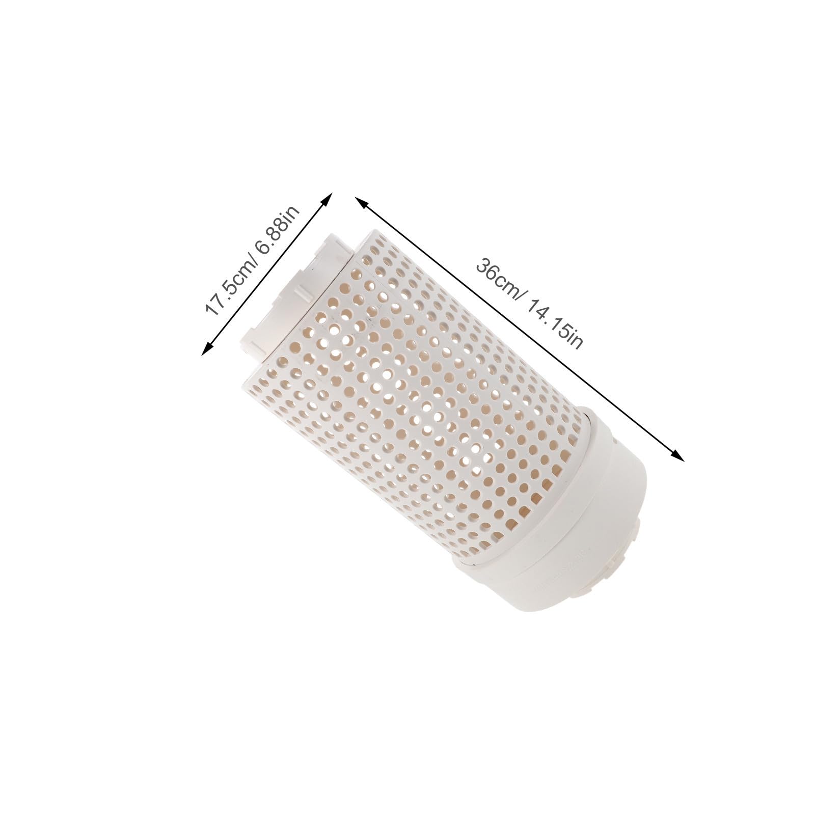 Compostador Subterráneo de Lombrices para Residuos de Cocina y Plantas, Contenedor de Plástico Blanco Resistente al Clima para Jardín y Cocina
