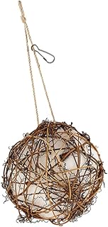 MARMERDO 1pc Bird Nesting Material Pet Automatic Feeder Rattan Material Outdoor Bird Feeder Bird Feeder Cage Lovebirds Materials Globe Hummingbird Nesters Bird Supply Bird Feeding Device