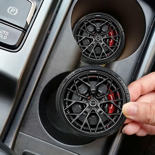 Portavasos de coche para Corvette C8 2020-2025 2 piezas miniatura 1