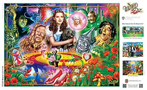 Magical Land of Oz (Wizard of) 1000pc Jigsaw Puzzle + bonus poster, Multicolor, 19.3"x26.8" - Image 4
