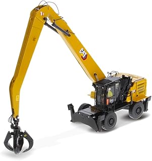 1:50 Caterpillar MH3040 Material Handler - High Line Series by Diecast Masters - 85958 (Includes Interchangeable Grapple Attachment)