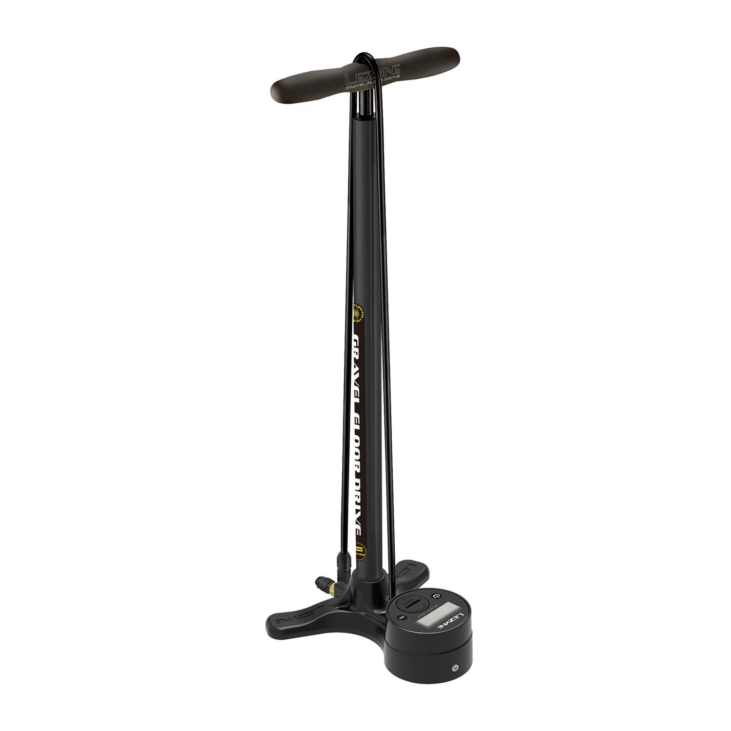 アクセサリー Lezyne Gravel Digital Drive Floor Pump Lezyne, Gravel Digital Drive, Floor Pump, ABS-1 Pro Chuck, 100PSI