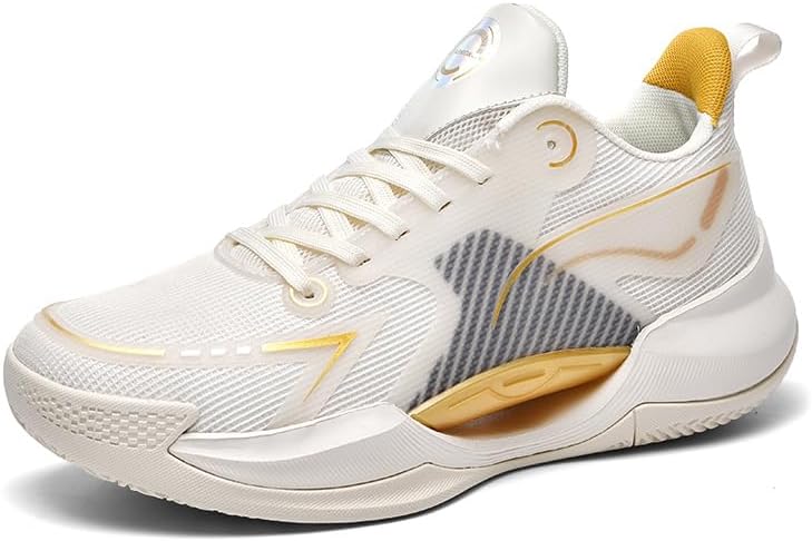 Basketball Shoes for Women Breathable Lightweight Athletic Sneakers Non‑Slip Outdoor Sport Shoes