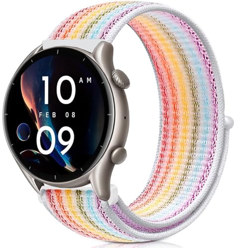 Consejos para Comprar xiaomi amazfit stratos del mes. 42 VELULYX Correa elástica de nailon compatible con Amazfit GTR 47 mm/2/2e/3/3 Pro/GTR 4/4 Pro/Stratos 3/2, banda elástica de 22 mm para Xiaomi Watch S1/S1 Active/Xiaomi Mi/S3/Watch...