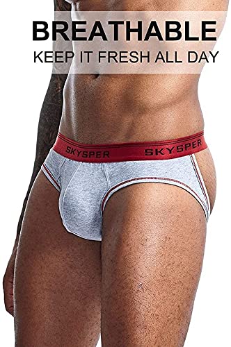 Skysper Men's Jockstrap Cotton Stretch Jock Straps Male Underwear #TOP3