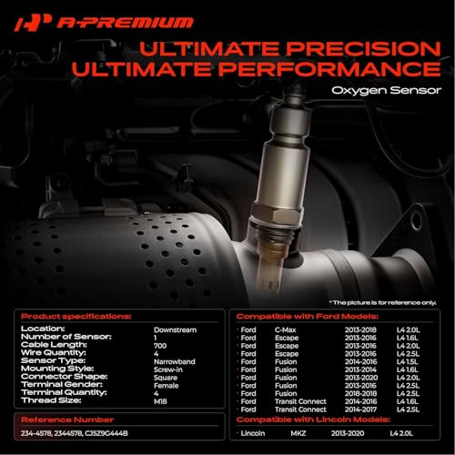 Sensor de Oxígeno A-Premium Downstream Compatible Ford miniatura 2