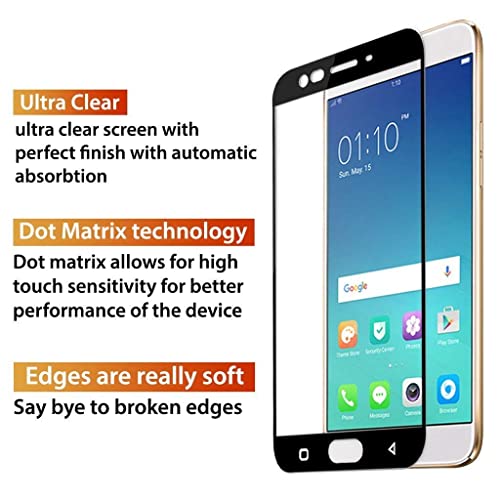 Image of DD SON (Black 11D Tempered Glass for Samsung, Redmi etc (Q-OPPO F3)