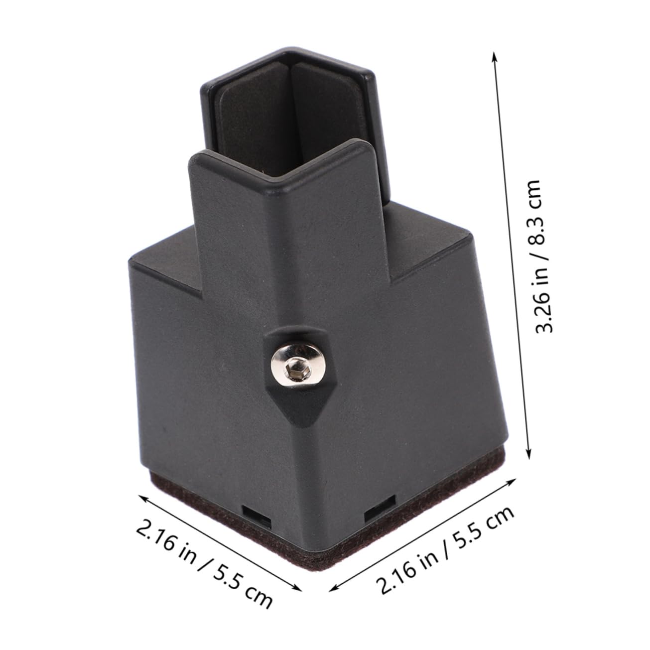 HONMEET 4pcs Adjustable Bed Risers for Furniture Heavy Duty Leg Extenders with Screw Clamp Compatible with Legs Stable Support for Sofa Table and Chair Easy Installation Nonslip Design