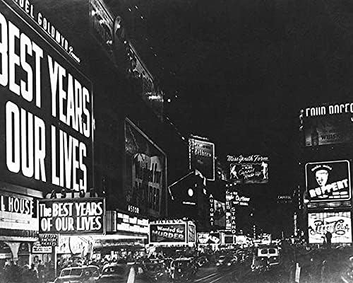 Times Square NYC 'Best Years of Our Lives' 11x14 Photograph Photo Print