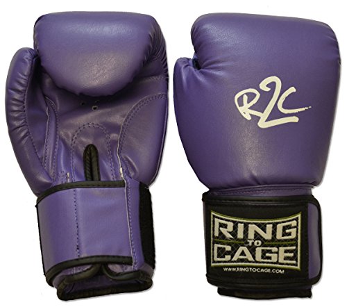 Ring to Cage Women's Classic Boxing Gloves 12oz (Large Hand Size) for Muay Thai, MMA, Kickboxing, Boxing, Cardio Boxing
