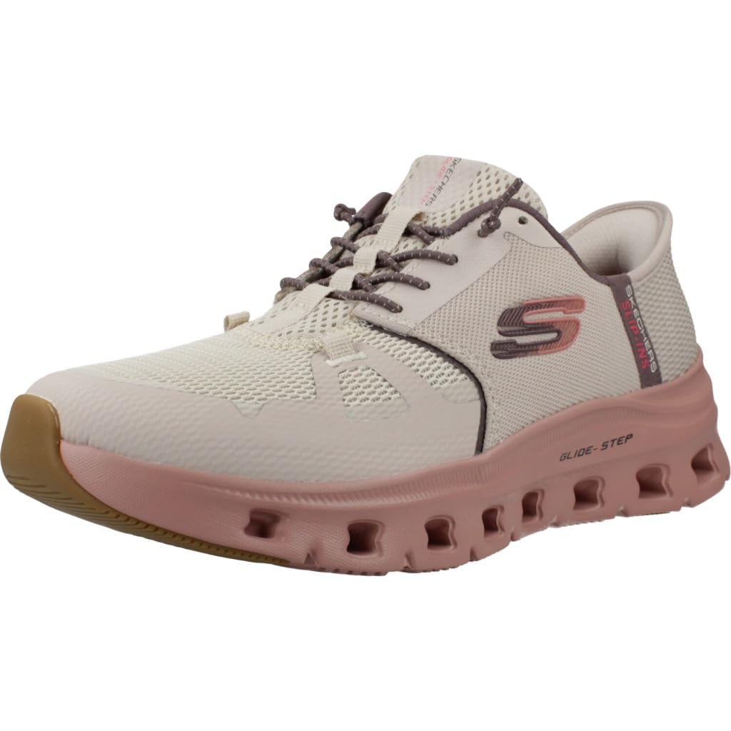 Skechers Women's Glide-Step Pro Trainer, Taupe, 5 UK
