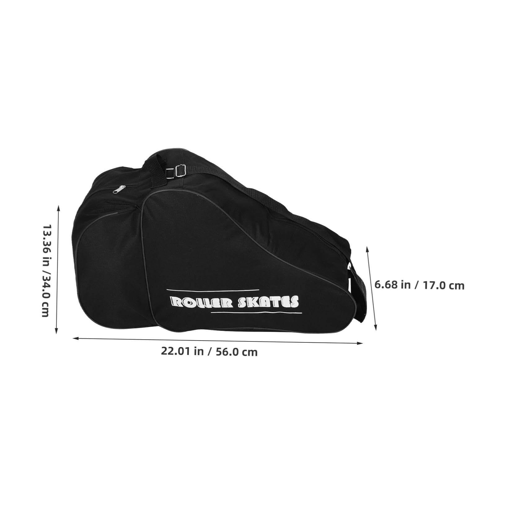 2 Bolsas para Patines Mochila para Patinaje sobre Ruedas Bolsa para Patines En Línea para Niñas para Guardar Zapatos De Patinaje De Hielo Negra