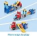 MEGA BLOKS First Builders Toddler Building Blocks Toy Set, Build & Race Rig with 19 Pieces, 2 Race Cars and Storage, Red, Ages 1+ Years