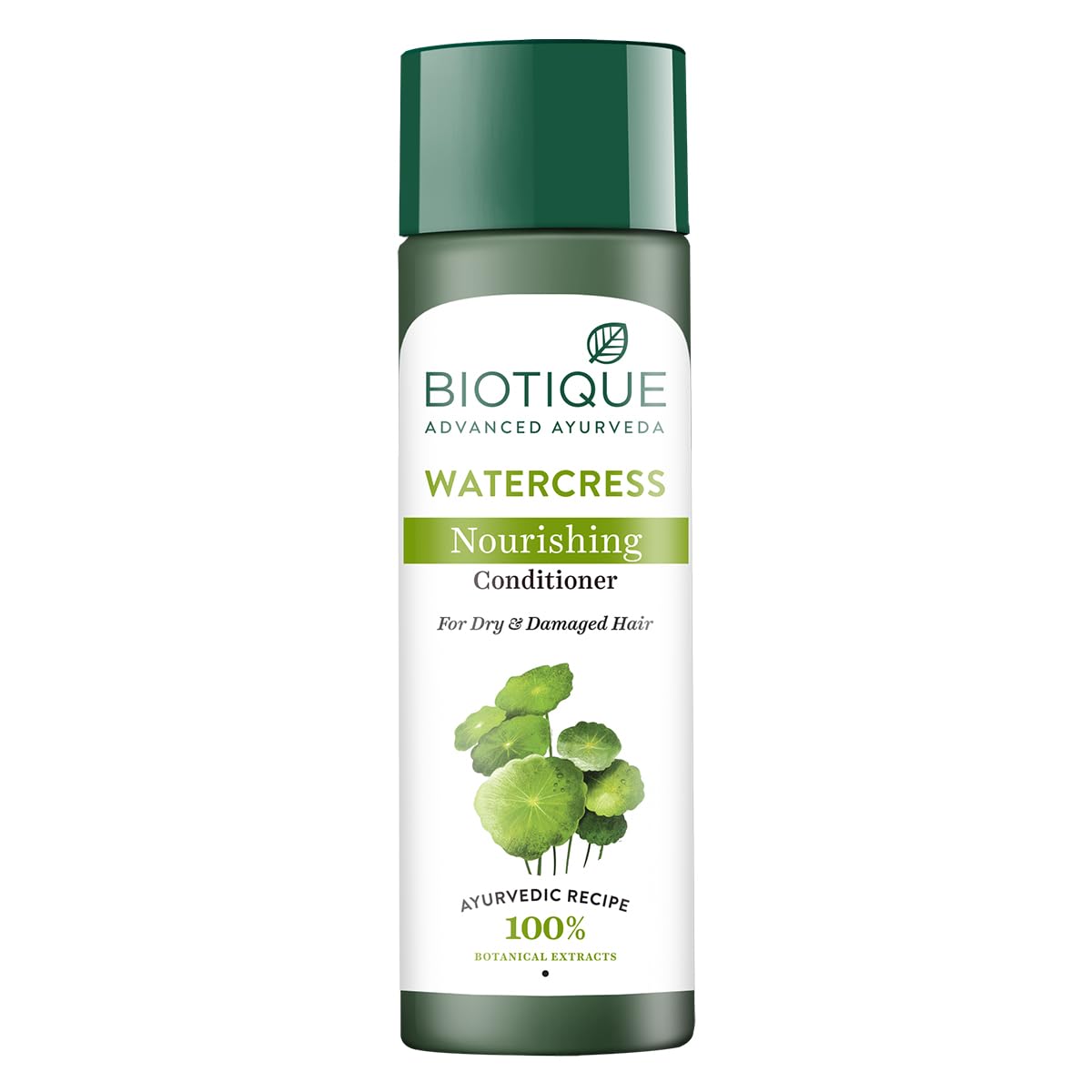 Biotique Bio Watercress Fresh Nourishing Conditioner For Dry damaged, Color Treated and Perm, 120 ml
