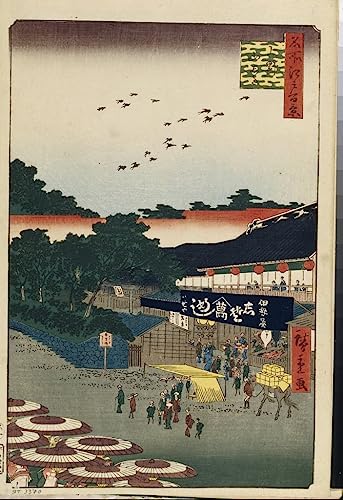 Impression Tableaux Graffiti Art Mural Edo Ueno Yamashita Hiroshige 60x90