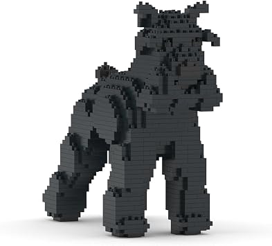 JEKCA Standard Schnauzer 01S-M03 | Dog Plastic Building Blocks | Age 14+