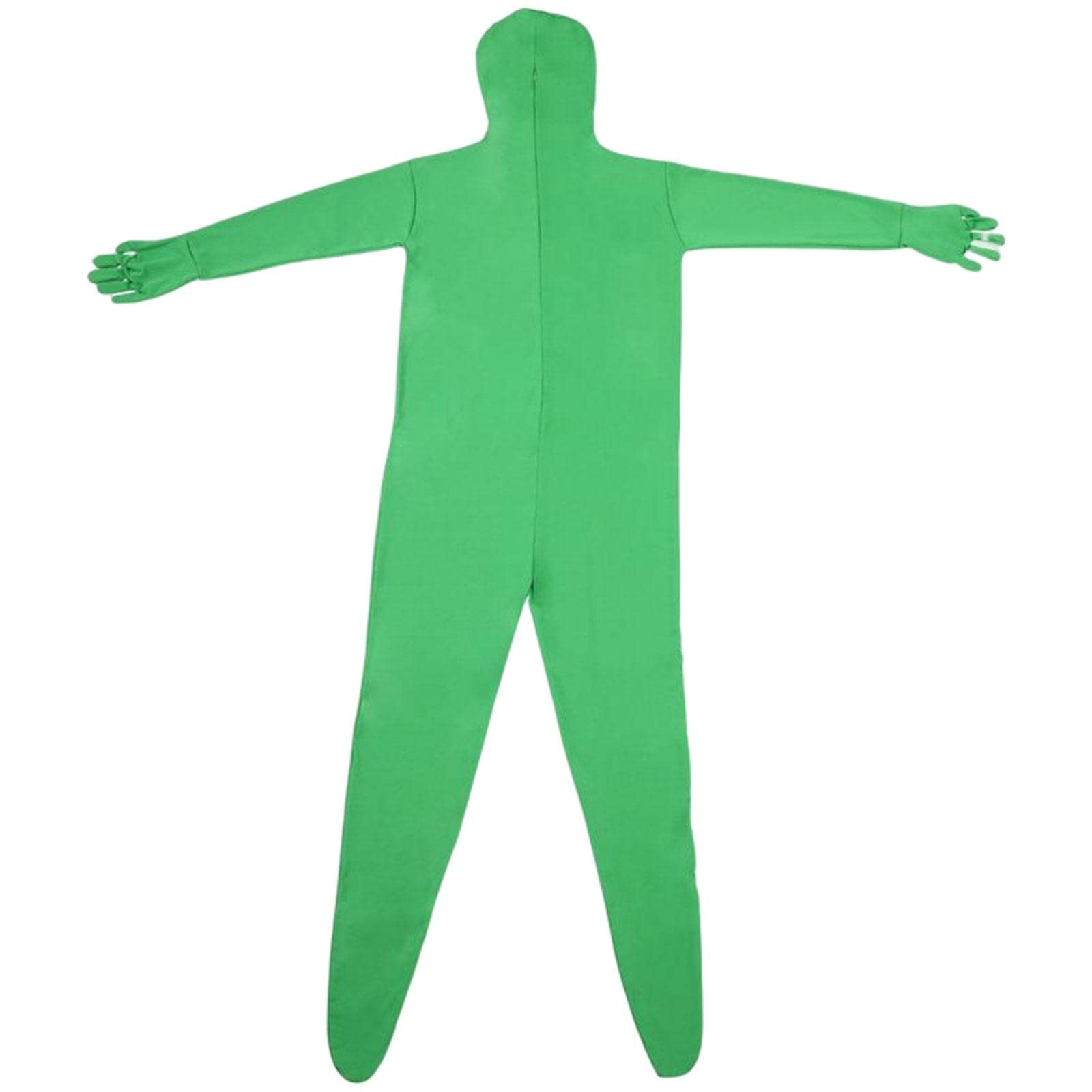 Green Screen Bodysuit Full Body Greenman Suit for Photography Photo Film Green 180cm-image-17