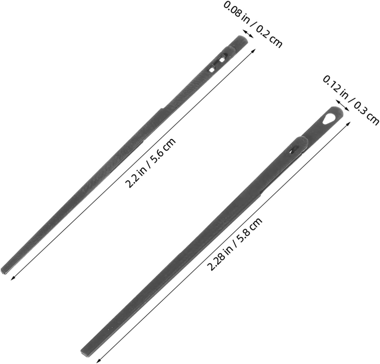 Amosfun 3pcs Leather Threading Needles for Hand Stitching and Precise Leather Braiding Metal Sewing Needles Bag Repair