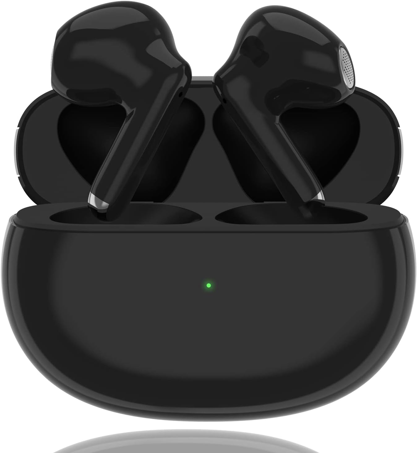 Wireless Ear Buds Bluetooth 5.2 Headphones with CVC8.0 Noise Cancelling Hi-Fi Stereo Waterproof Earphones Built in Mic Air Buds with Fast Charging 48H Playtime in Ear Buds for iPhone Android Samsung