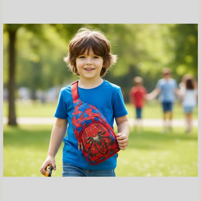 Image of Kizzi Print Colourful Cross body Bags for Boys and Girls Kids School, Picnic, Return Gifts