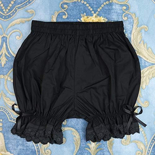 Women's Girls Cotton Cute Lace Pumpkin Pants Shorts Bloomers - Image 3