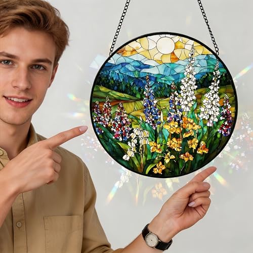 Stained Glass Window Hanging Suncatcher - image 5