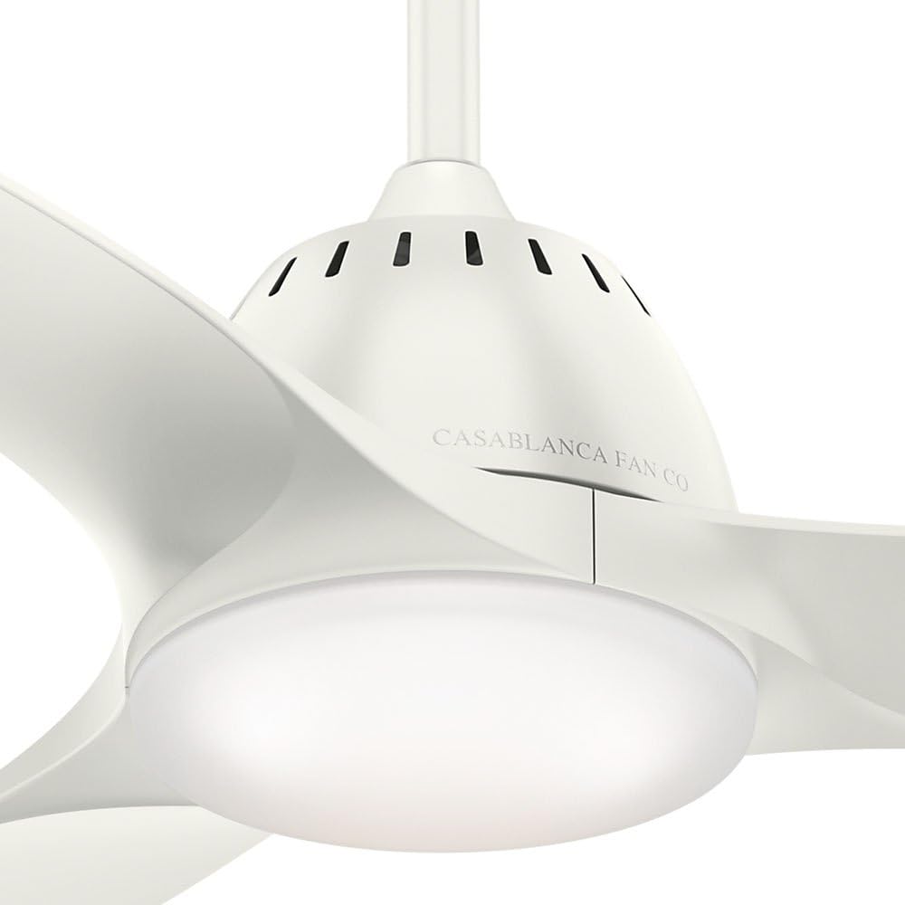 Promo Discount Up To 70% Off Casablanca Wisp Indoor Ceiling Fan with LED Light and Remote Control
