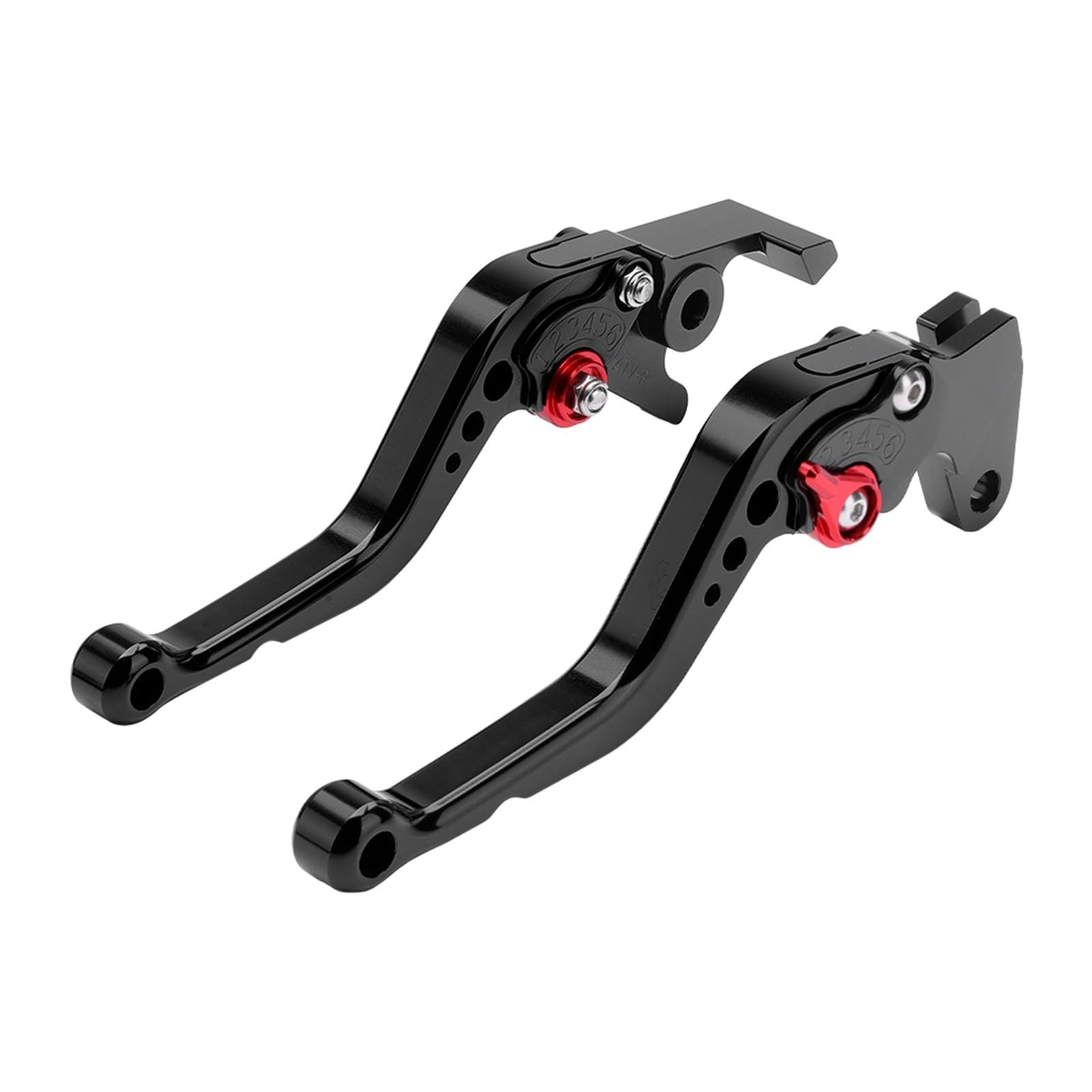 Cubecmq Black Clutch Brake Lever For Raptor 700 700R 250 350 For Yfm250r For Yfm 125 250 350 700 For Yfm125r Adjustable Brake Clutch Lever Motorcycle Brake Clutch Lever(Black)