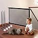 Hund und günstig Kaufen-Türschutzgitter ohne Bohren Hillylolly 110 x 79 cm Treppenschutzgitter Hund, Absperrgitter ohne Bohren, Treppenschutzgitter ohne Bohren, Hundeschutzgitter, Katze Tür geeignet für Haustiere, Babys