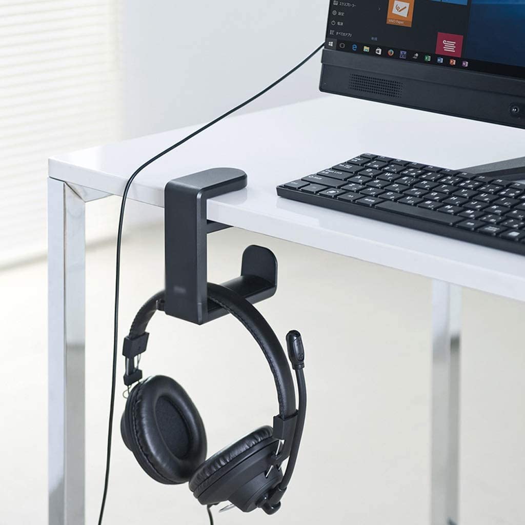 Kopfhörer Halter Kopfhörerhalter Display-Tischhalterung Universelle Büroaufhängung Headset-Ständer Langlebige Halterung Platzsparende Tischklemme Kopfhörerständer