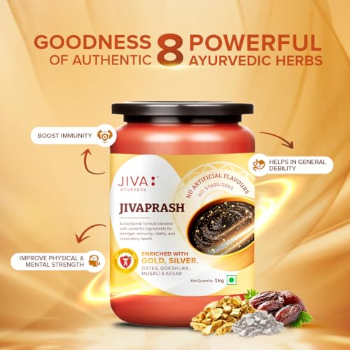 Image of Jiva Jivaprash Goodness of Ayurveda | 100% Pure & Natural & Rich in Vitamin-C -1kg (Pack of 1)