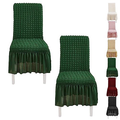 Housse de chaise Parson longue pour masquer des sièges usés