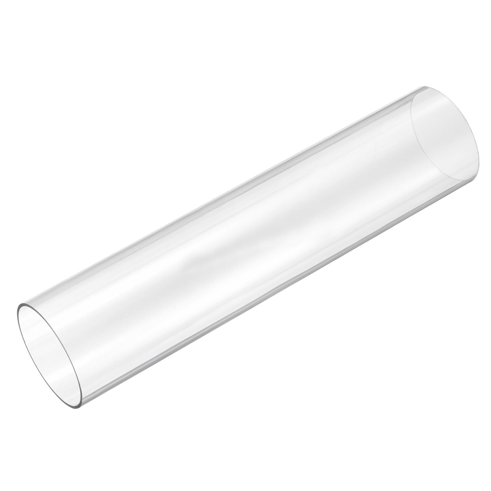 uxcell Rigid Round Clear Tubing 66mm(2 5/8") ID x 70mm(2 3/4") OD x 1Ft(305mm) Length Plastic Tube