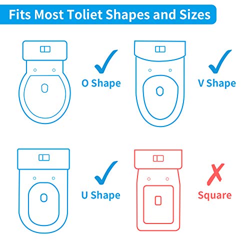 Victostar Potty Training Seat with Step Stool Ladder, Foldable Potty Training Toilet for Kids Boys Girls Toddlers-Comfortable Cushion Safe Handle Anti-Slip Pads - Thumbnail 6