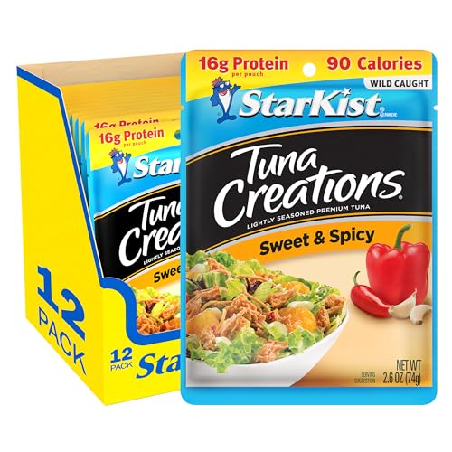 15% coupon - StarKist Tuna Creations, Sweet & Spicy, 12 pouches