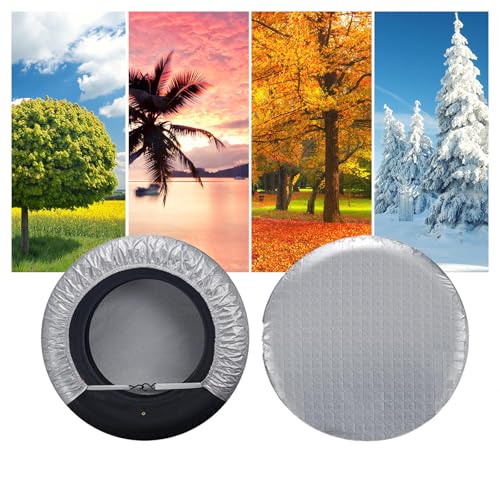 Fxiaobin Rv Wheel Covers, Waterproof 4 Pack Rv Wheel Covers ...